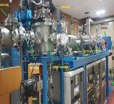 Ion Beam line and target chamber