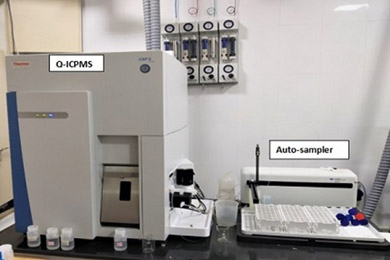 Quadrupole- Inductively Coupled Plasma Mass Spectrometer (Q-ICPMS)