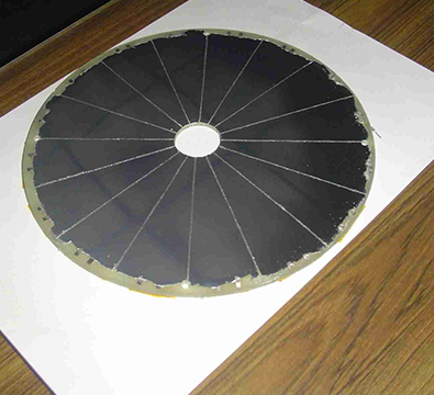 Annular PPAC segmented electrode