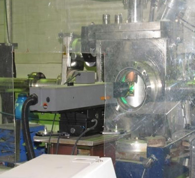Figure 2. The three accelerating modules in the beam hall Figure