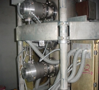 Turbo molecular pumps of gas strippe