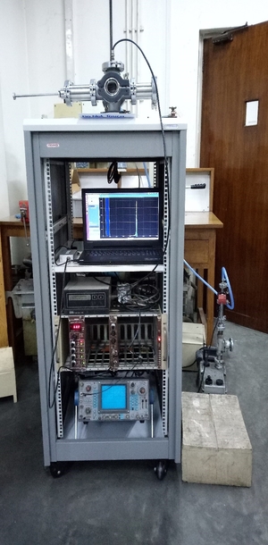 Alpha Energy Loss Target Thickness Measurement Setup